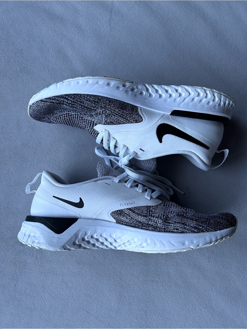Nike ~ Odyssey React Flyknit 2 ~ Men’s Size 7 ~ White Oreo